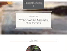 Tablet Screenshot of numberonetackle.com